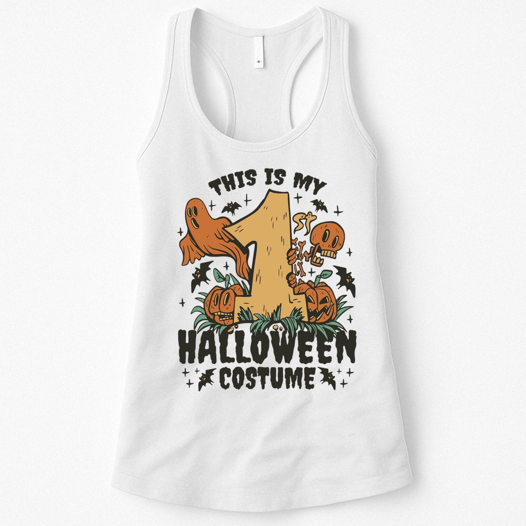 This Is My First Halloween Costume Spooky Womens Tank Top