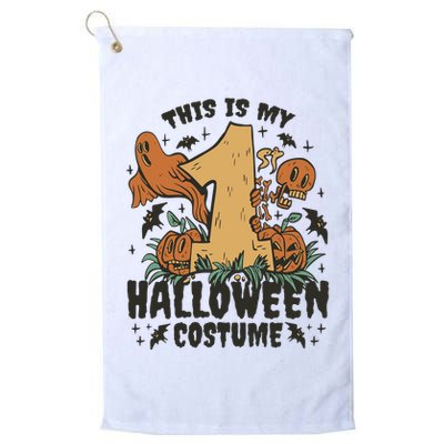 This Is My First Halloween Costume Spooky Golf Towel