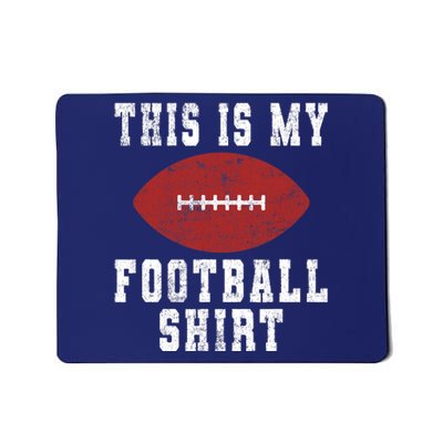 This Is My Football - American Football Lover Mousepad