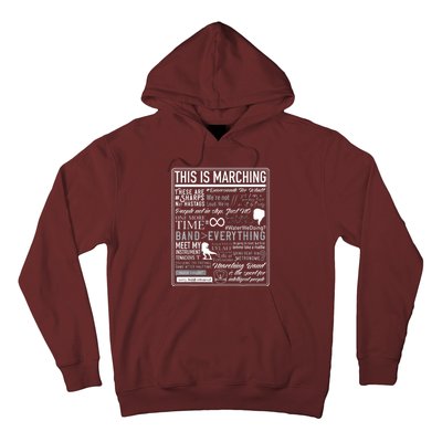 This Is Marching Band Funny Marching Band Sayings Memes Hoodie