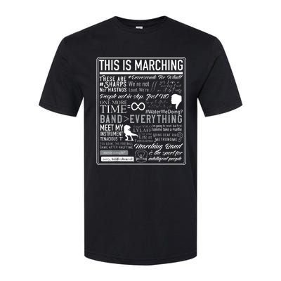 This Is Marching Band Funny Marching Band Sayings Memes Softstyle® CVC T-Shirt