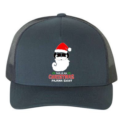 This Is My Christmas Pajama Funny Gamer Video Game Santa Yupoong Adult 5-Panel Trucker Hat