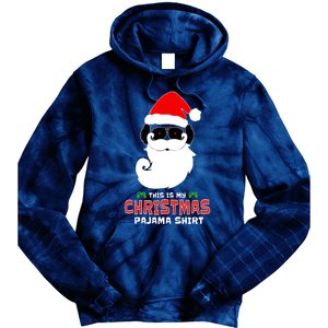 This Is My Christmas Pajama Funny Gamer Video Game Santa Tie Dye Hoodie