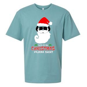 This Is My Christmas Pajama Funny Gamer Video Game Santa Sueded Cloud Jersey T-Shirt