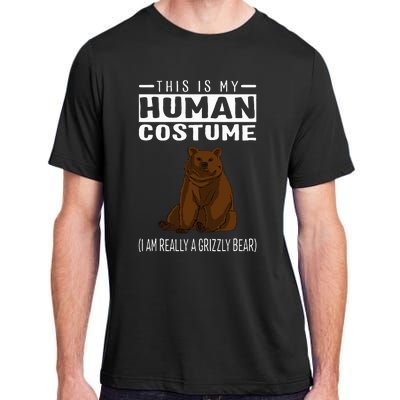 This Is My Human Costume IM Really A Grizzly Bear Adult ChromaSoft Performance T-Shirt