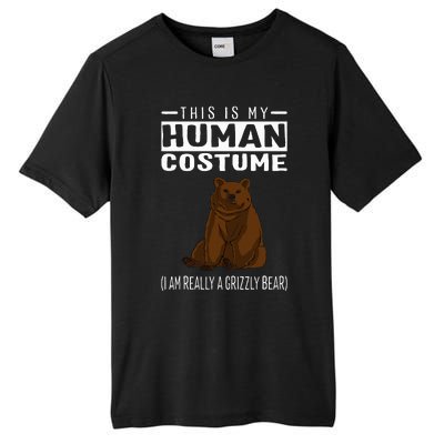 This Is My Human Costume IM Really A Grizzly Bear Tall Fusion ChromaSoft Performance T-Shirt