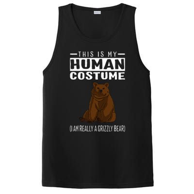 This Is My Human Costume IM Really A Grizzly Bear PosiCharge Competitor Tank