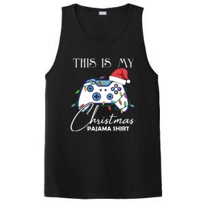 This Is My Christmas Pajama Shirt Funny Gamer PosiCharge Competitor Tank