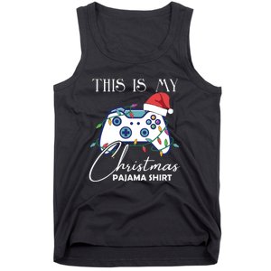 This Is My Christmas Pajama Shirt Funny Gamer Tank Top