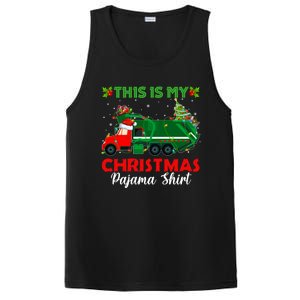 This Is My Christmas Pajama Cute Gift Santa Garbage Truck Xmas Gift PosiCharge Competitor Tank