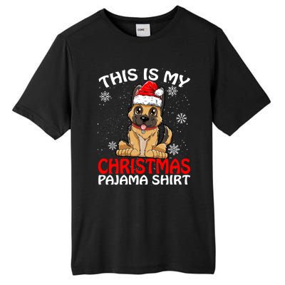 This Is My Christmas Pajama Cute Gift Ger Shepherd Dog Xmas Gift Tall Fusion ChromaSoft Performance T-Shirt