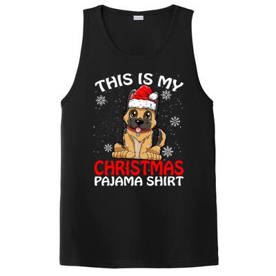 This Is My Christmas Pajama Cute Gift Ger Shepherd Dog Xmas Gift PosiCharge Competitor Tank