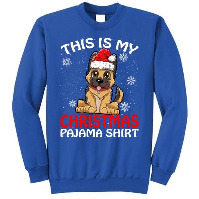 This Is My Christmas Pajama Cute Gift Ger Shepherd Dog Xmas Gift Sweatshirt