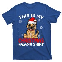 This Is My Christmas Pajama Cute Gift Ger Shepherd Dog Xmas Gift T-Shirt