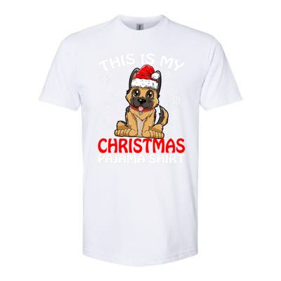 This Is My Christmas Pajama Cute Gift Ger Shepherd Dog Xmas Gift Softstyle® CVC T-Shirt