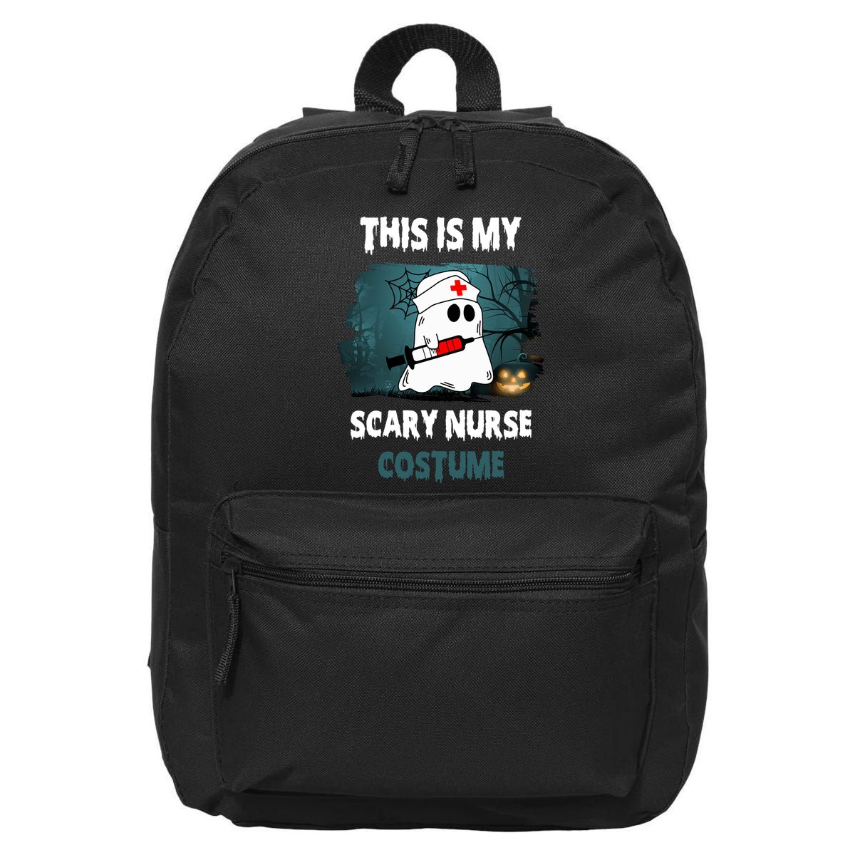This Is My Scary Nurse Halloween Costume 16 in Basic Backpack