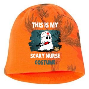 This Is My Scary Nurse Halloween Costume Kati - Camo Knit Beanie