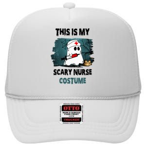 This Is My Scary Nurse Halloween Costume High Crown Mesh Back Trucker Hat