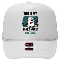 This Is My Scary Nurse Halloween Costume High Crown Mesh Back Trucker Hat