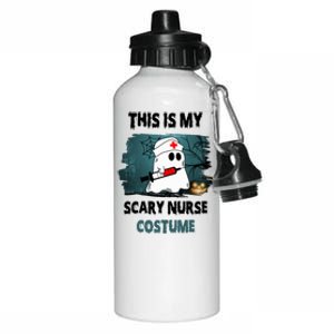 This Is My Scary Nurse Halloween Costume Aluminum Water Bottle