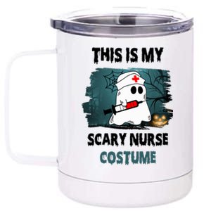 This Is My Scary Nurse Halloween Costume 12 oz Stainless Steel Tumbler Cup