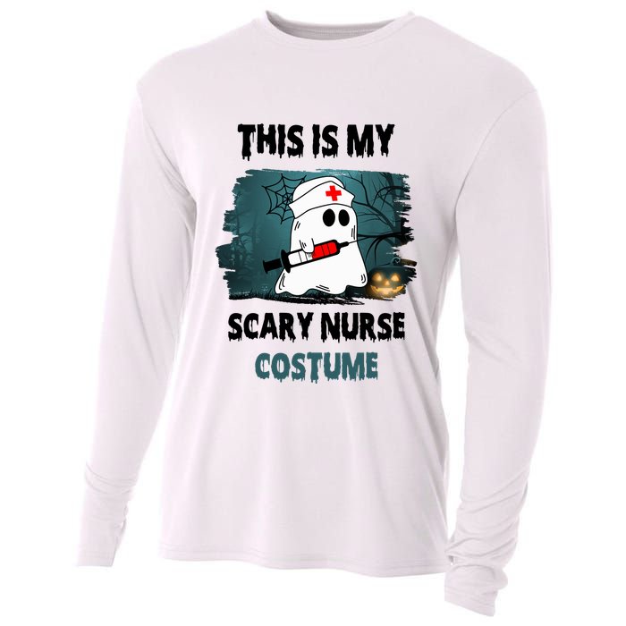 This Is My Scary Nurse Halloween Costume Cooling Performance Long Sleeve Crew