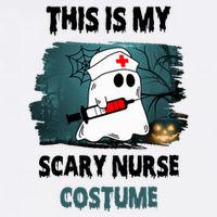 This Is My Scary Nurse Halloween Costume Cooling Performance Long Sleeve Crew