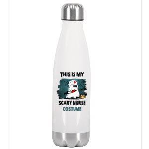 This Is My Scary Nurse Halloween Costume Stainless Steel Insulated Water Bottle