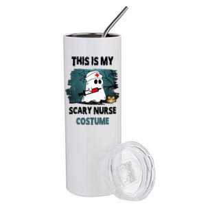 This Is My Scary Nurse Halloween Costume Stainless Steel Tumbler