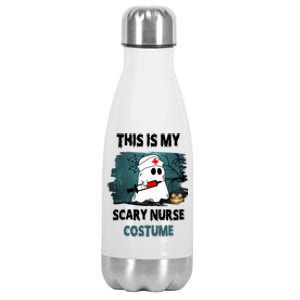 This Is My Scary Nurse Halloween Costume Stainless Steel Insulated Water Bottle