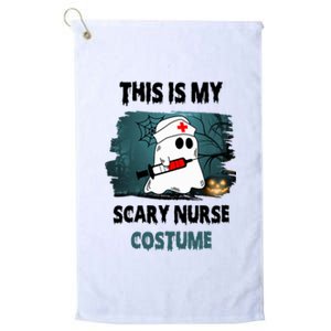 This Is My Scary Nurse Halloween Costume Platinum Collection Golf Towel