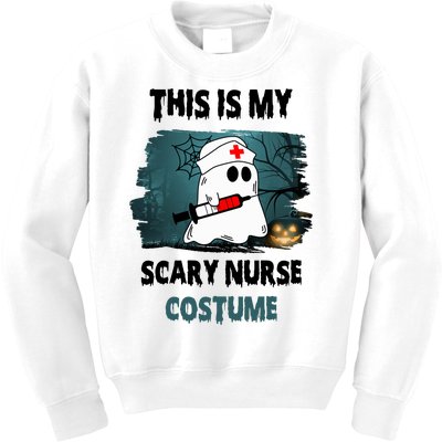 This Is My Scary Nurse Halloween Costume Kids Sweatshirt