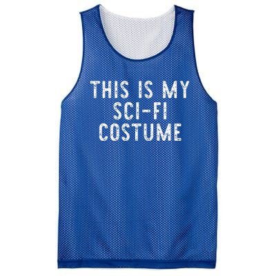 This Is My SciFi Costume Halloween Easy Lazy SciFi Mesh Reversible Basketball Jersey Tank