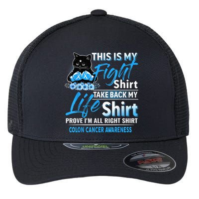 This Is My Fight Colon Cancer Awareness Month Flexfit Unipanel Trucker Cap