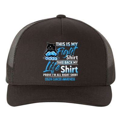 This Is My Fight Colon Cancer Awareness Month Yupoong Adult 5-Panel Trucker Hat