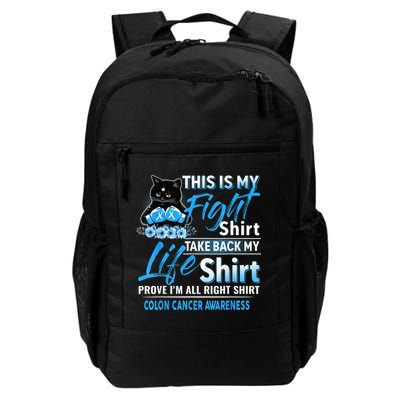 This Is My Fight Colon Cancer Awareness Month Backpack