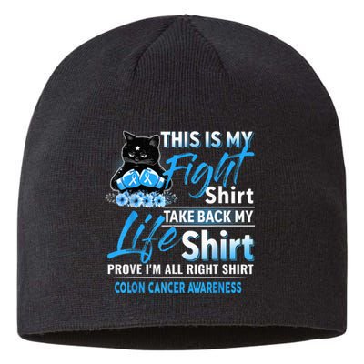 This Is My Fight Colon Cancer Awareness Month Sustainable Beanie