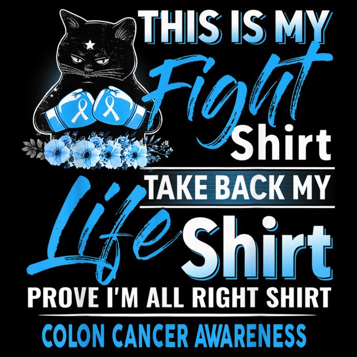This Is My Fight Colon Cancer Awareness Month 16 in Basic Backpack