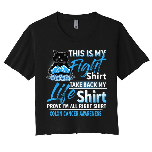 This Is My Fight Colon Cancer Awareness Month Crop Top