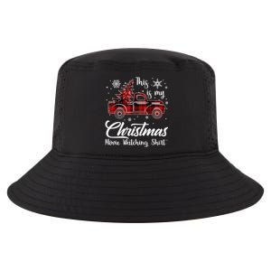 This Is My Christmas Movie Watching Gift Tree Truck Plaid Gift Cool Comfort Performance Bucket Hat