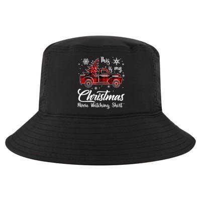 This Is My Christmas Movie Watching Gift Tree Truck Plaid Gift Cool Comfort Performance Bucket Hat