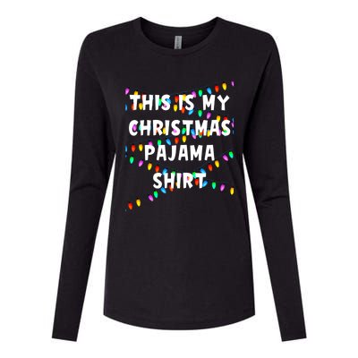 This Is My Christmas Pajama Gift Lazy Outfit Gift Womens Cotton Relaxed Long Sleeve T-Shirt