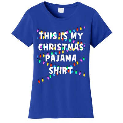 This Is My Christmas Pajama Gift Lazy Outfit Gift Women's T-Shirt