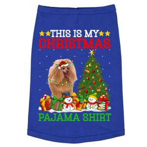 This Is My Christmas Tree Pajamas Toy Poodle Dog Christmas Gift Doggie Tank