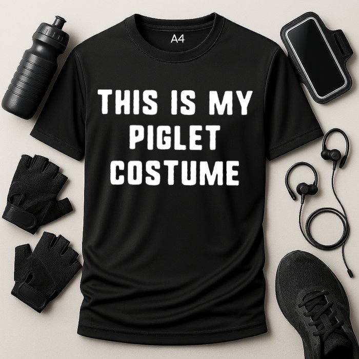 This Is My Piglet Costume Funny Halloween Cooling Performance Crew T-Shirt