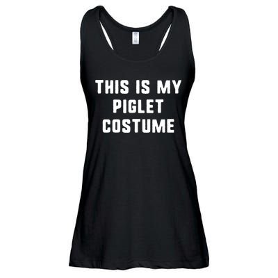This Is My Piglet Costume Funny Halloween Ladies Essential Flowy Tank