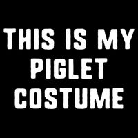 This Is My Piglet Costume Funny Halloween 16 in Basic Backpack