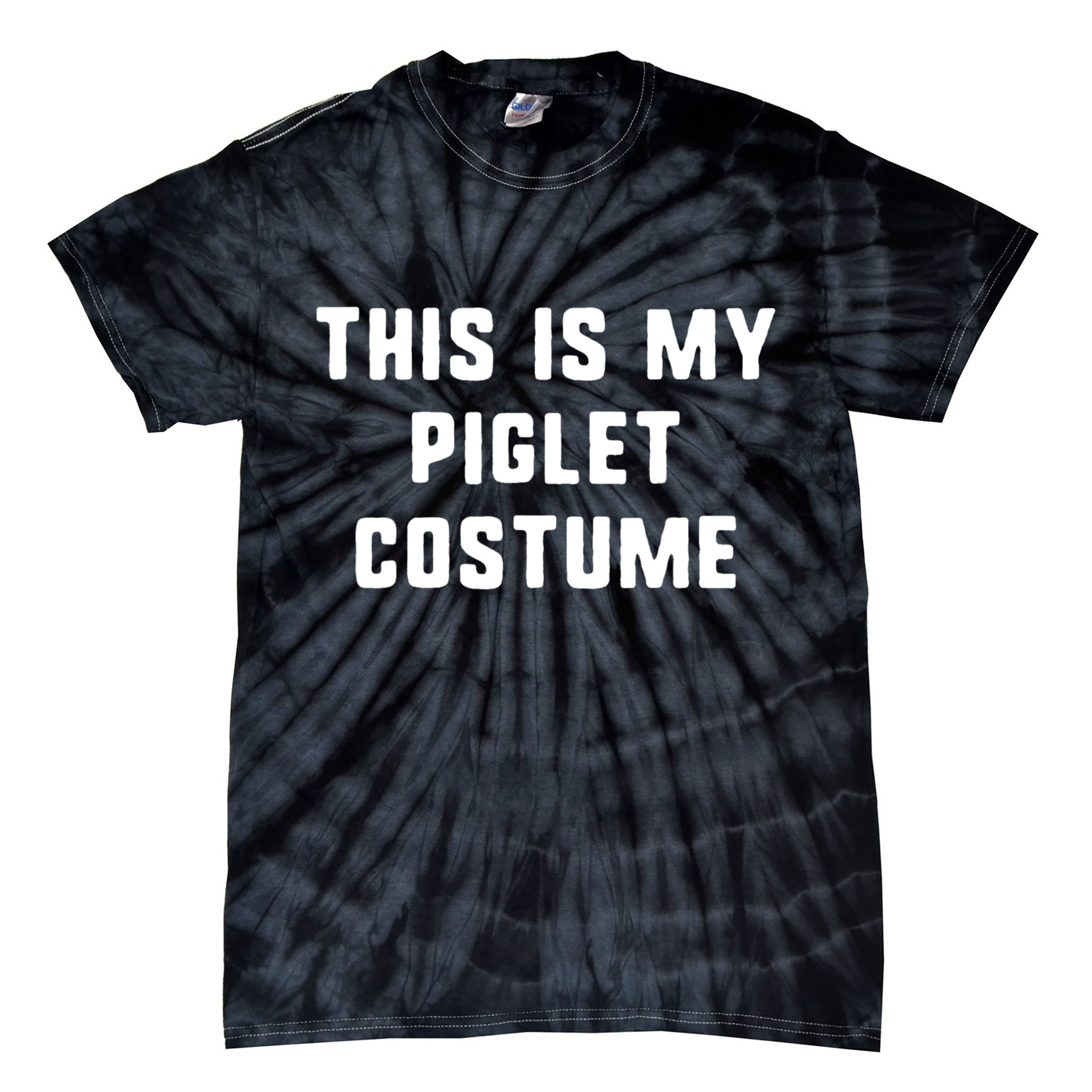 This Is My Piglet Costume Funny Halloween Tie-Dye T-Shirt