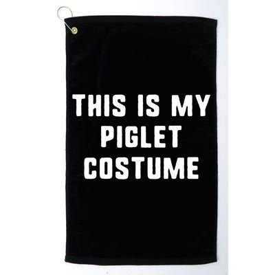 This Is My Piglet Costume Funny Halloween Golf Towel