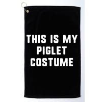 This Is My Piglet Costume Funny Halloween Golf Towel